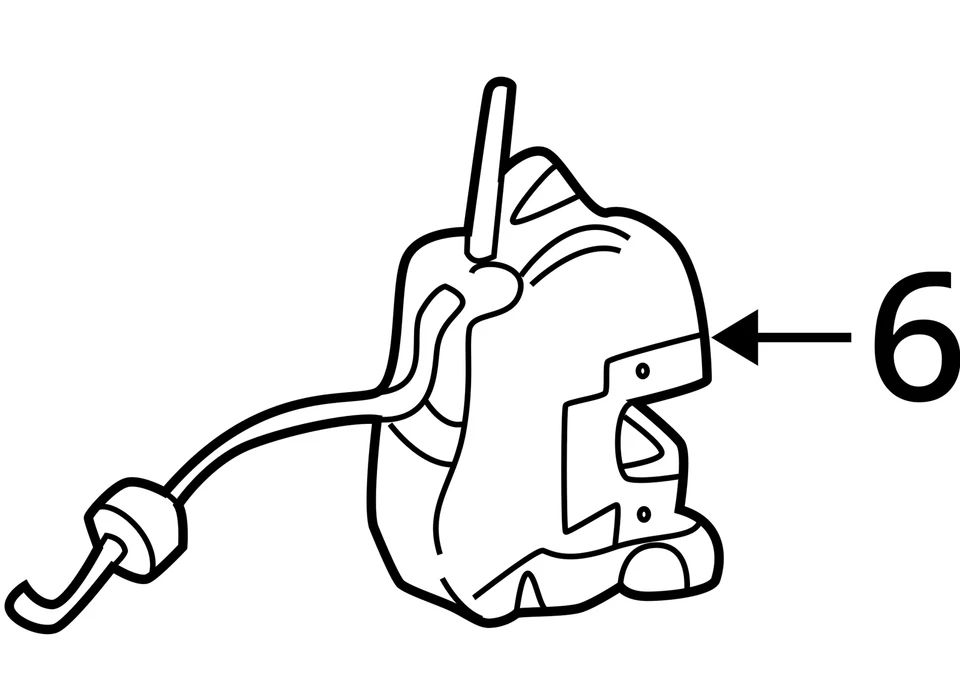 Mecanismo de bloqueo de puerta delantero izquierdo mercedes-benz c280 2001-2007 2037200135 Foto 4 de 4