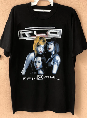 Vintage TLC Fan Mail World Tour Unisex T-Shirt Cotton Tee Vintage TLC Fan Mail World Tour Unisex T-Shirt Cotton Tee