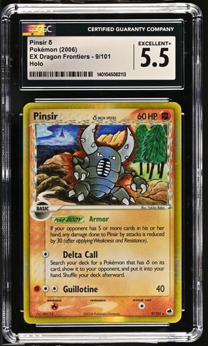 Pinsir δ graded CGC 5.5 for sale on eBay