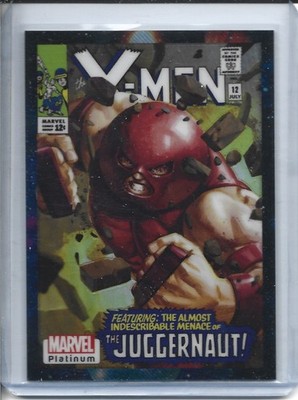2023 Upper Deck Marvel Platinum Juggernaut Cosmic Refractor 15/25