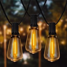 50-100FT Solar String Lights Outdoor Waterproof Patio w/Remote Control ST38 Bulb