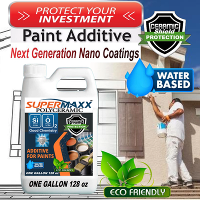 #ad #ad PAINT ADDITIVE FOR LATEX HOUSE PAINT ADVANCED LONG TERM CERAMIC PROTECTION 128oz $195.95