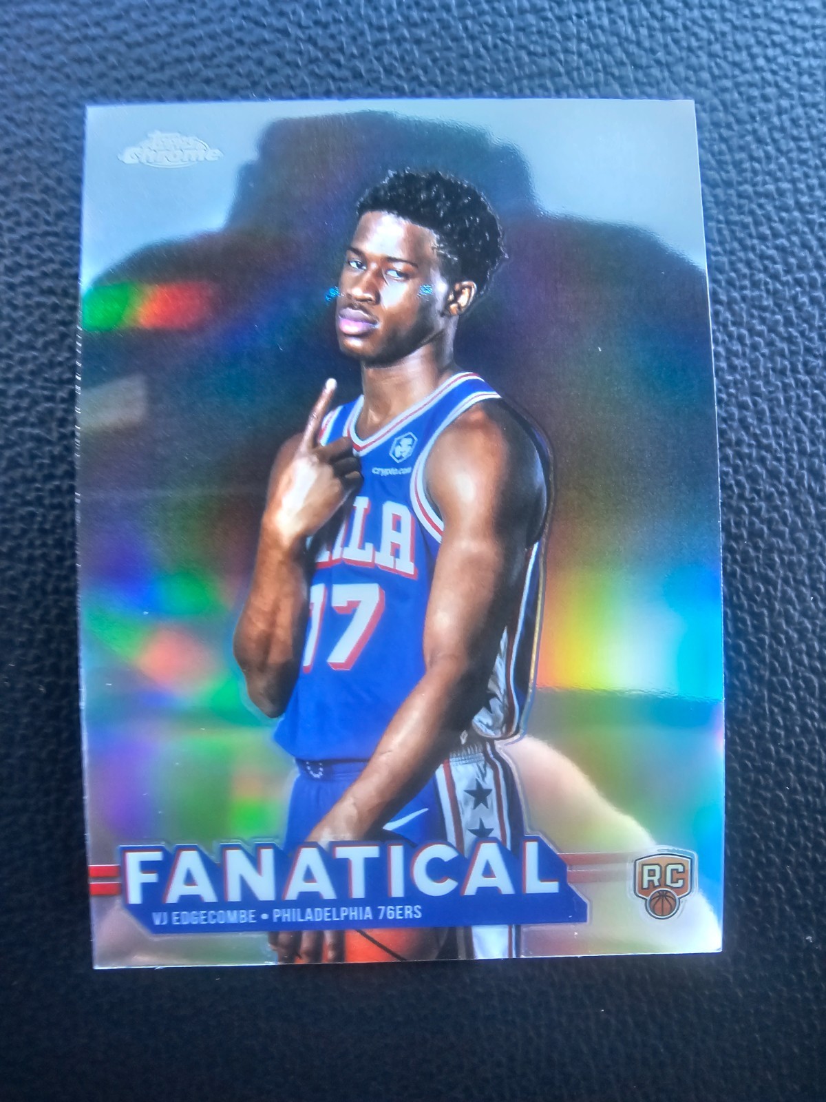 2025-26 Topps Chrome - VJ Edgecombe Fanatical #FAN-23 Case Hit (SSP)