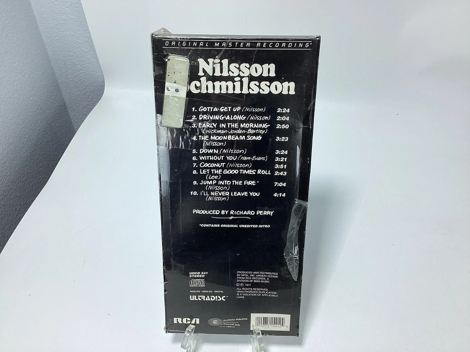 Nilsson Schmilsson - MFSL 24k Gold CD Ultradisc UDCD 541 - Long Box~ SEALED RARE Foto 3 de 4