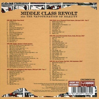 THE FALL MIDDLE CLASS REVOLT [DELUXE EDITION] NEW CD