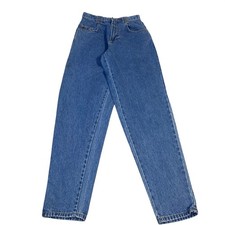 Vintage London London High Waisted Tapered Blue Denim Jeans Mens 7/8 27x31 90s