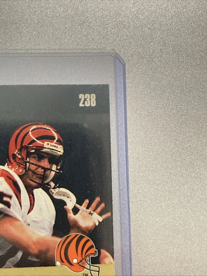 1992 Skybox Primetime - David Klingler #238 (RC) Cincinnati Bengals - Image 3 of 4