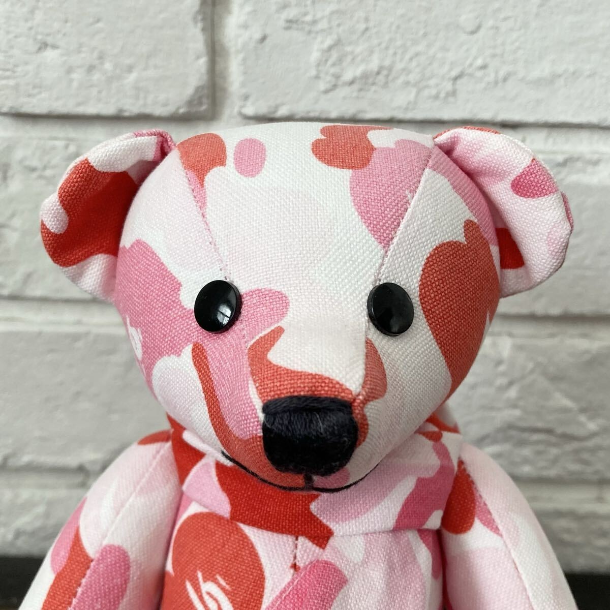 BAPE ABC CAMO PINK Teddy Bear Plush Doll a bathing ape NIGO | eBay