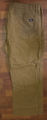NEW Dickies FLEX Duck Carpenter Jeans Relaxed Fit Brown 42x30 Work Pants NWOT
