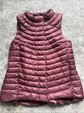 Athleta Downkind mauve/berry goose down puffe...