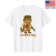 SALE Litters Full Cat Parody Funny Cat Christmas Unisex Inspired Graphic T-Shirt