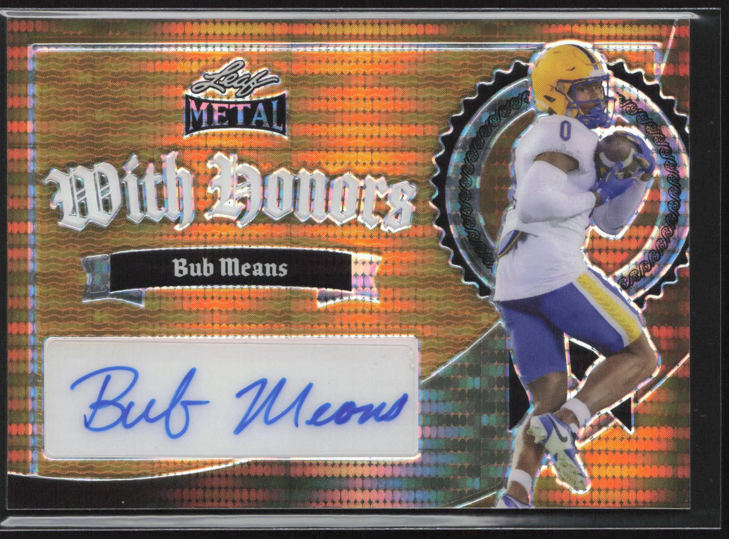 Bub Means Leaf Metal With Honors Autographs #WHBM1 Galaxy Mojo 1/1