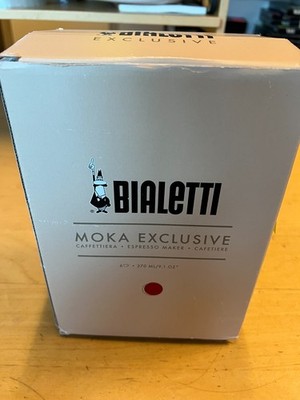 Bialetti Moka Exclusive Stovetop Espresso Maker 6 Cups - Red 0009056