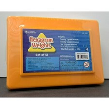 Learning Education Hexagram Weights 54 pieces - NIB Homeschool Math Stem