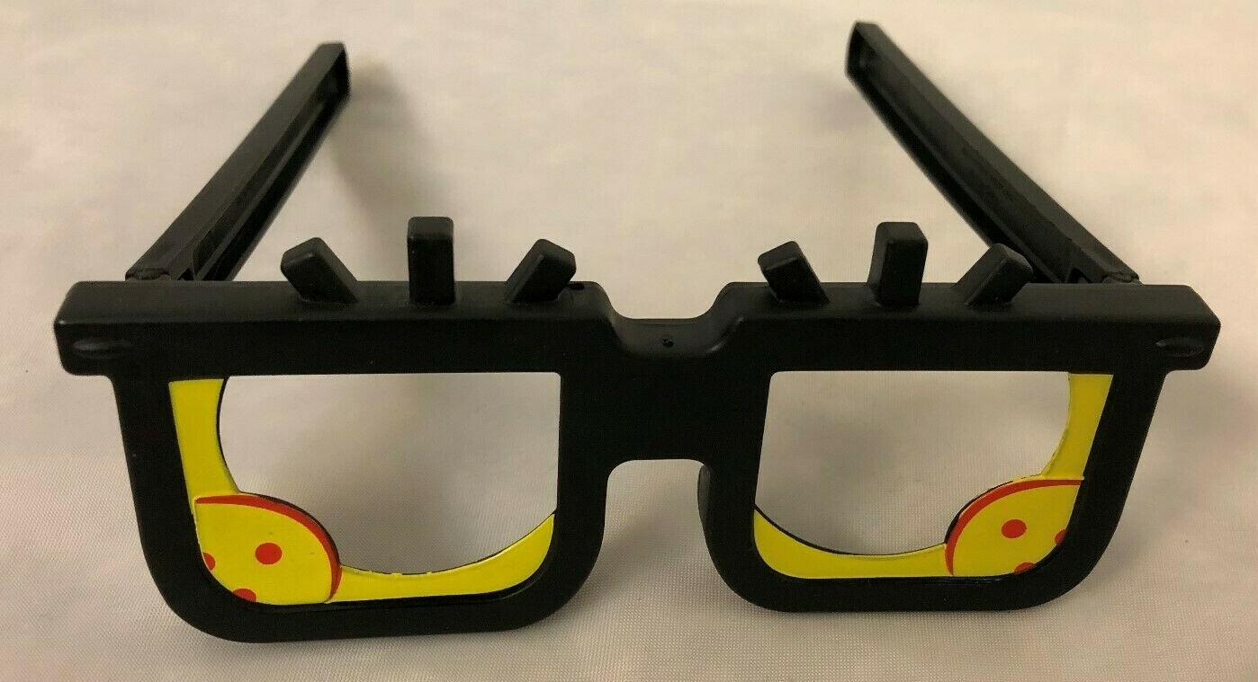 Black Yellow Spongbob Squarepants Costume Mask Glasses Gem