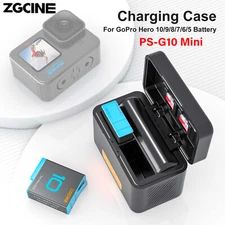 ZGCINE PS-G10 Mini 5200mAh Fast Charging Case for GoPro 12 11 10 9 8 7 5 Battery