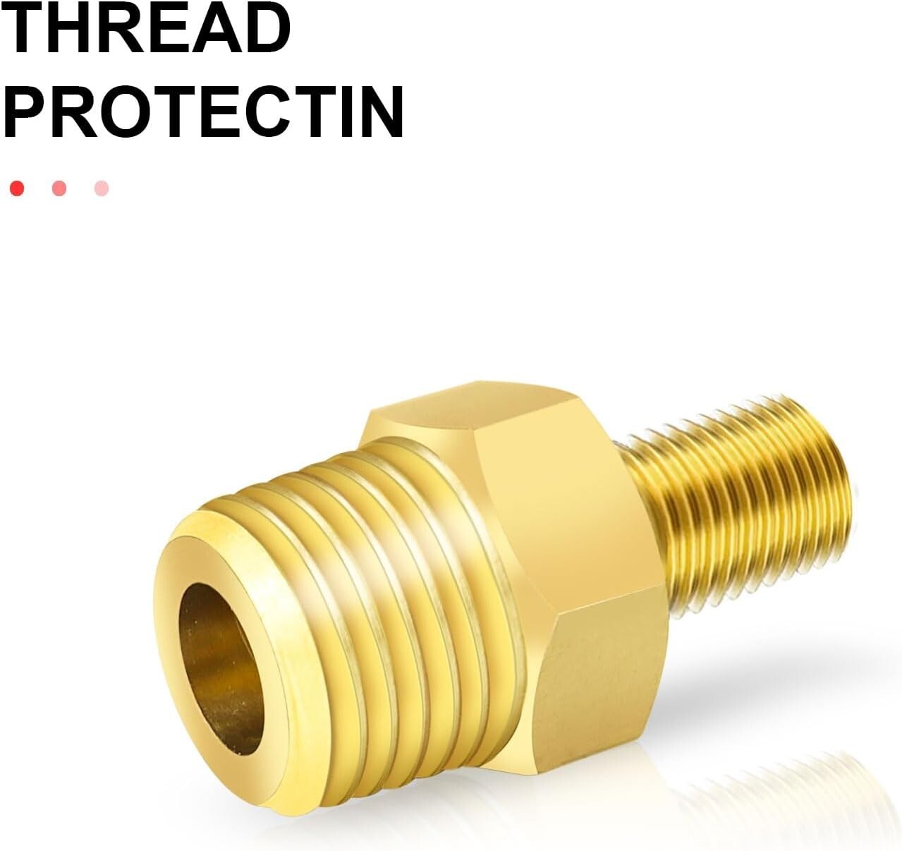 Air Inflator Adapter1/4 NPT (m) to Standard Schrader Valve (M)Schrader Valve A