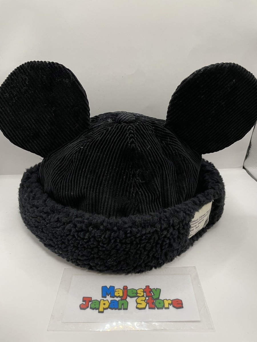 Tokyo Disney Resort Cap 2set Corduroy Boa Fluffy Hat Ears