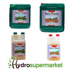 CANNA TERRA VEGA / TERRA FLORES 1L  5, 10 LITRE NUTRIENT FOR SOIL GROWING