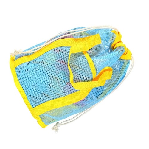 Mesh Beach Bag Seashells Storage Bag Large Capacity Beach Handbag Sand Toy Bag - Picture 12 of 14