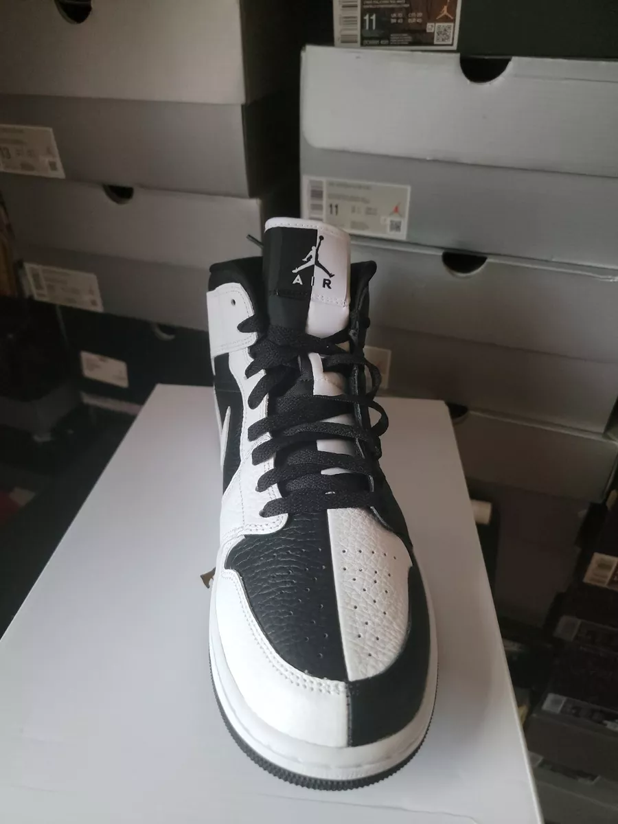air jordan 1 low trainers white black white split