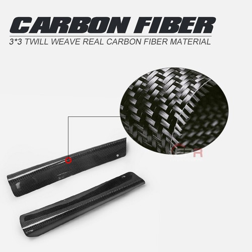 VRS Style Carbon Rear Bumper Side Spats Fin For 14-18 Impreza WRX STI S4 VAB VAF - Picture 8 of 12