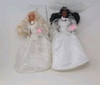 Vintage Wedding Fantasy Barbies & African American Doll Lot Of 2