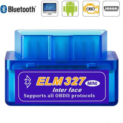 Bluetooth OBD2 Scanner Auto Motor Fehlercodeleser Reset Adapter ELM327 V1.5 DE