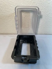 Weatherproof Cover For Single GFCI Receptacle, Top Hinged, Frosty Lid