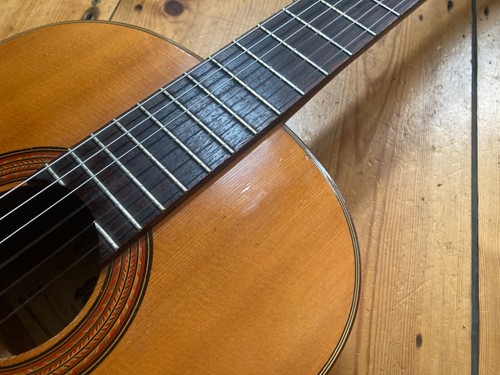 Vintage 1970s Ibanez 355 Classical Spanish Guitar Small Body - Picture 6 of 24