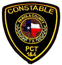 Parche de policía del sheriff PANOLA COUNTY - CONSTABLE - TEXAS TX PCT 1&4