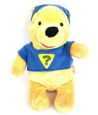 Winnie the Pooh Super Sleuth Hero Plush 8" Stuffed Disney Detective Blue Mask