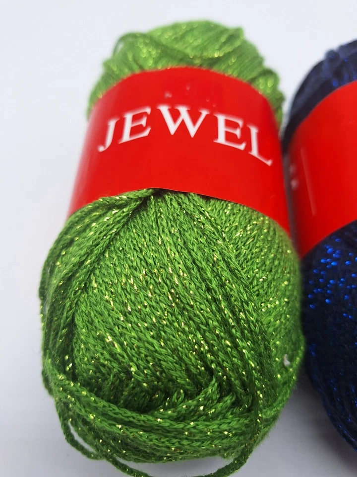 2 Madeja Feza Jewel Hilado Color 147 Color 141 270 yardas 100 gramos Foto 2 de 4