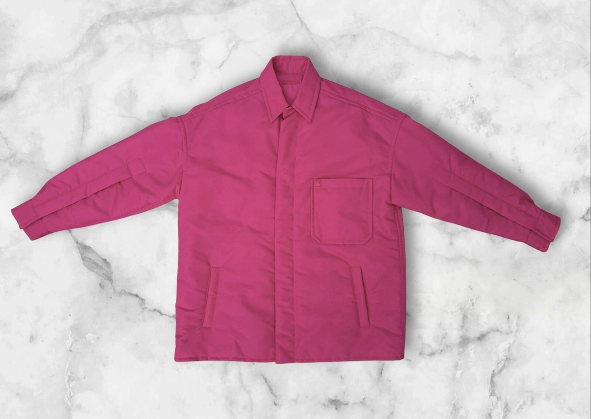 【関税込み】VALENTINO GARAVANI SHIRT JACKET Valentino Padded Shirt Jacket, US Mens M/L, Retail $2490