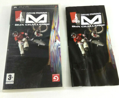 Sony PSP Dave Mirra BMX Challenge NO GAME EMPTY CASE Notice Fast Shipping