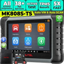 Autel MaxiCOM MX808S-TS As MK808S-TS TPMS Relearn Car Diagnostic Scanner Tool