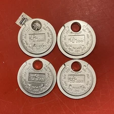 NEW PT Tool Metal Spark Plug Gapper Gap Opener Adjustment Tool w Inches (4qty)