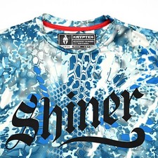 Kryptek Men's Performance Obskura S/S Large Shiner Beer Logo Hunting Fishing