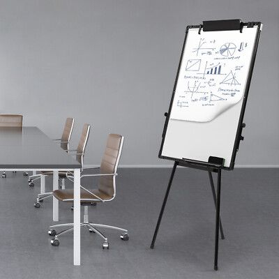 Magnetisches Whiteboard mit Ständer,91X61cm Flipchart-Staffelei Höhenverstellbar