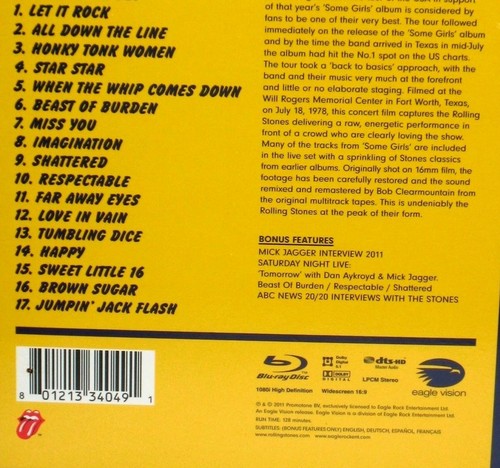 The Rolling Stones: Some Girls - Live in Texas 78 2-Disc Set DVD/CD NEW! Concert - Picture 6 of 12