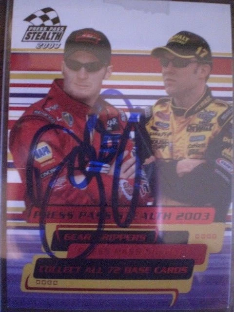 Dale Earnhardt Jr 2003 Stealth Autograph (hand signed) - Image 2 of 2