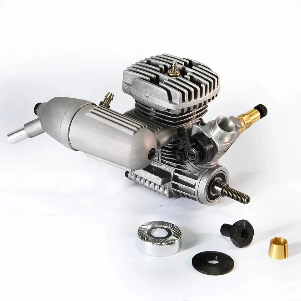 New SH .18 18 Side Exhaust RC Remote Control Airplane Nitro 2-Stroke Engine - Image 2 of 4