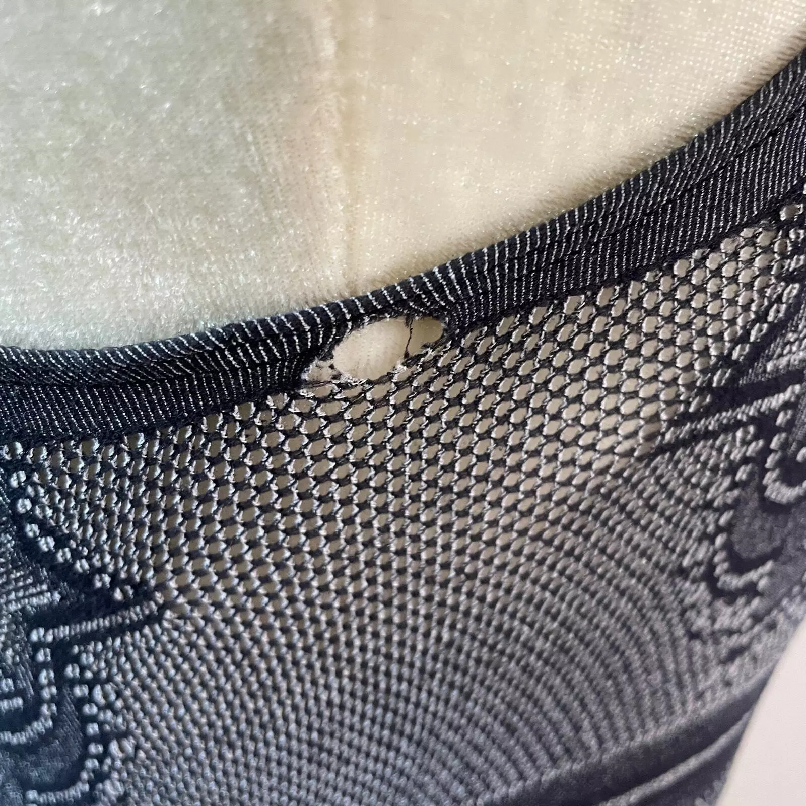 athleta sheer geometric design athletic hole tank-top