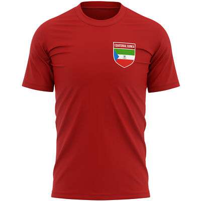 Äquatorialguinea Abzeichen Herren T-Shirt Shirt Fußball Sport Event Ihn Soccer F...