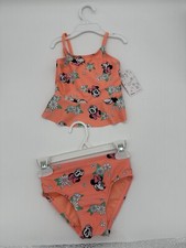 NWT 2 Piece Girls DISNEY Mini mouse Swimsuit Size 2T