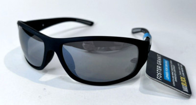 Sunglasses Foster Grant Lenses For Driving Caution Black Sport Wrap