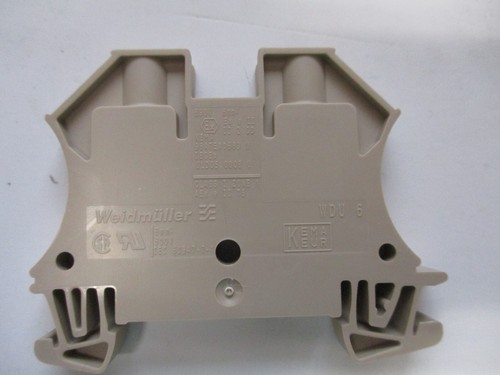 WEIDMULLER 102020000, WDU6, 600V 50A AWG 20 TO 8, TERMINAL BLOCK BEIGE - Picture 4 of 5