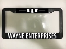 Wayne Enterprises For Batman Fans WayneCorp Hero License Plate Frame NEW
