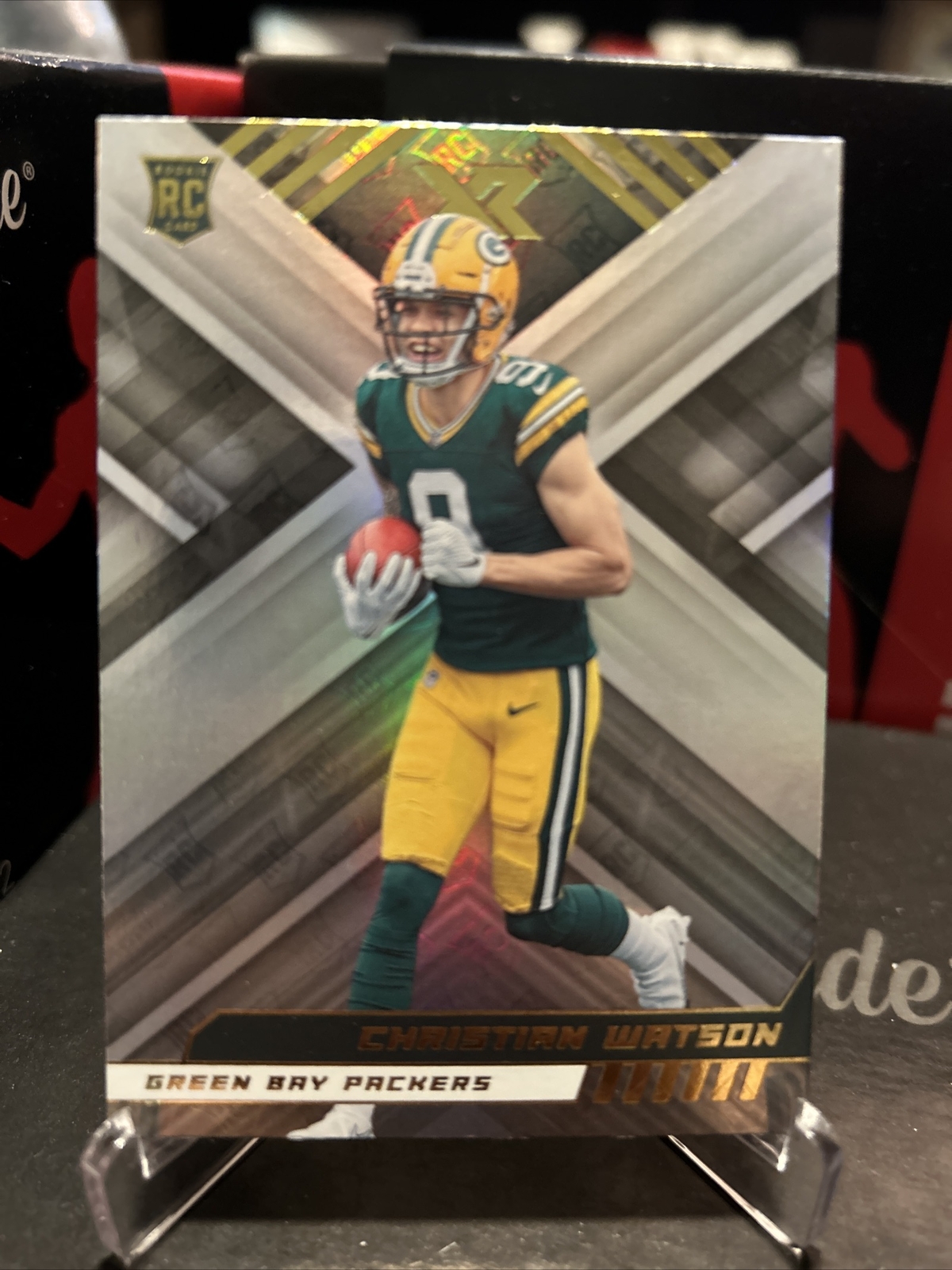 2022 Christian Watson XR Football Rookie Packers RC #119