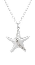 Sealife Theme Starfish Pendant Necklace for Women